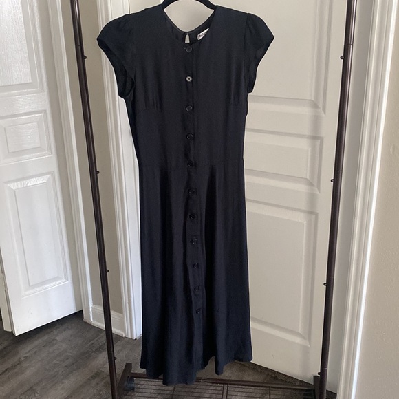 Reformation Fauna Front Button Midi Dress size 2 - Picture 2 of 7